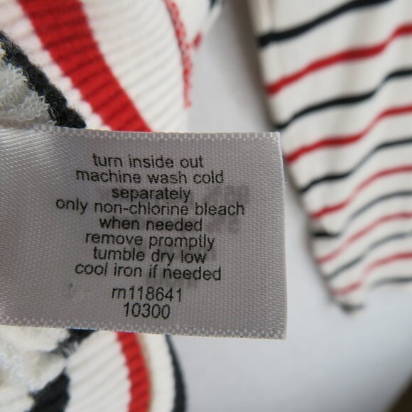 Lane Bryant Sweater Womens 18/20 Striped Gold Button Shoulder Pullover Top - Picture 7 of 10